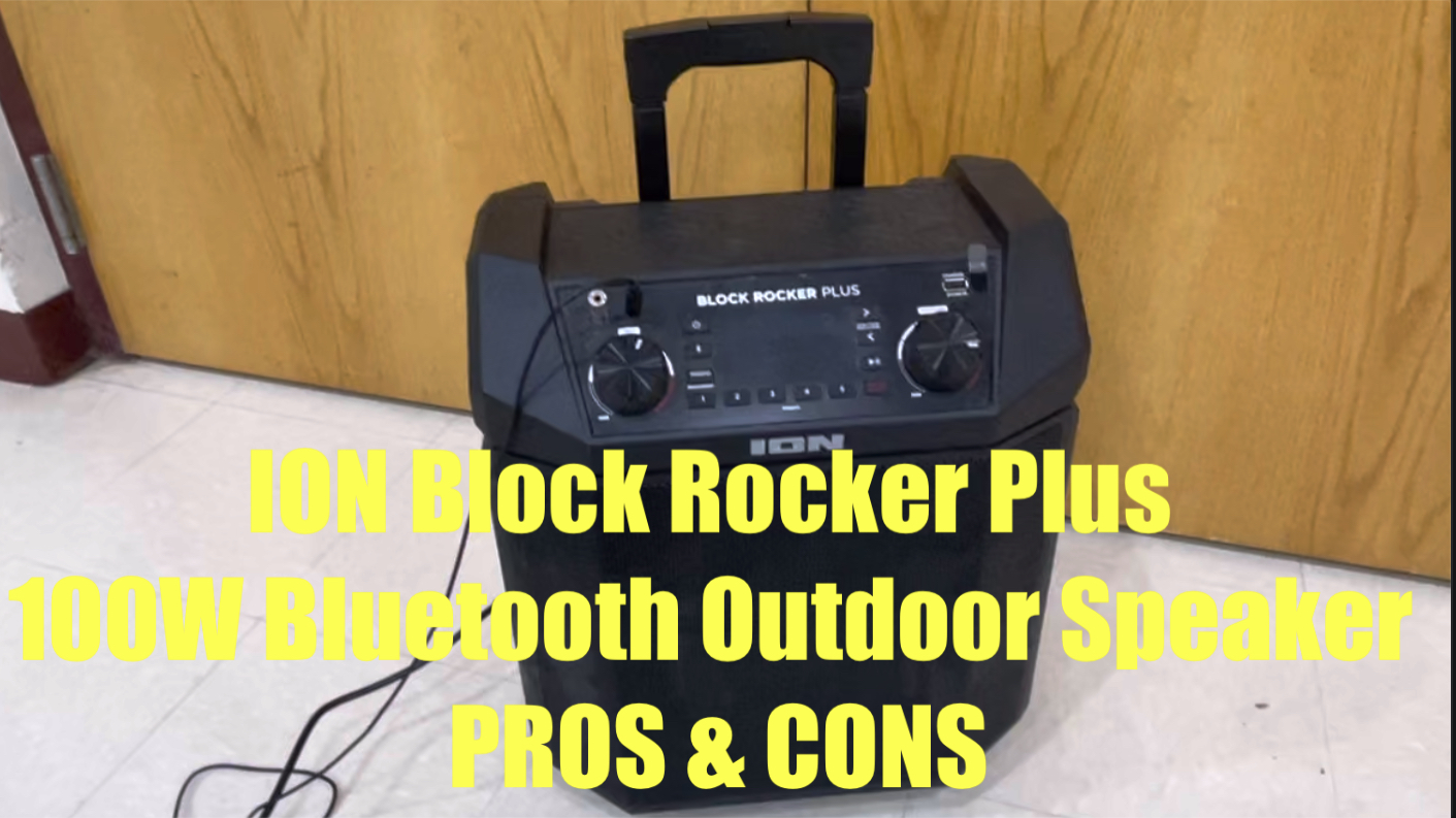 Watch ION Block Rocker Plus - 100W Bluetooth Speaker PROS & CONS